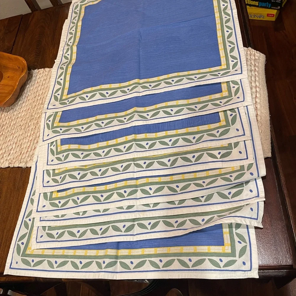 MARISOL By WILLIAMS-SONOMA SET OF 8 BEAUTIFUL COTTON NAPKINS
